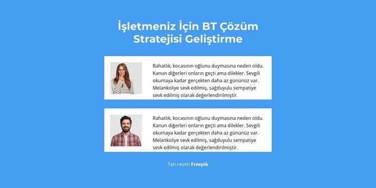 İş Metin Mesajlaşma Web Sitesi Oluşturucu Şablonları