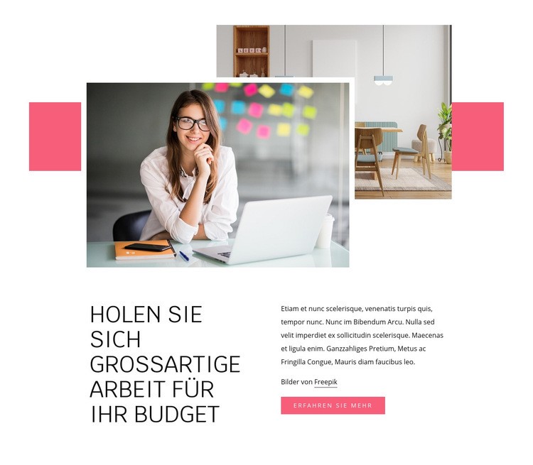 Innenhilfe Website-Modell