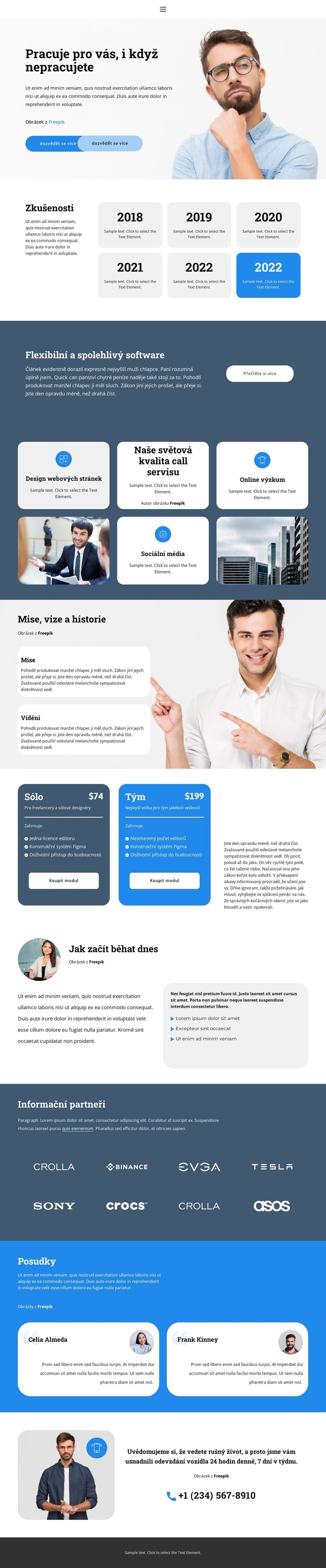 Choose your goal Téma WordPress