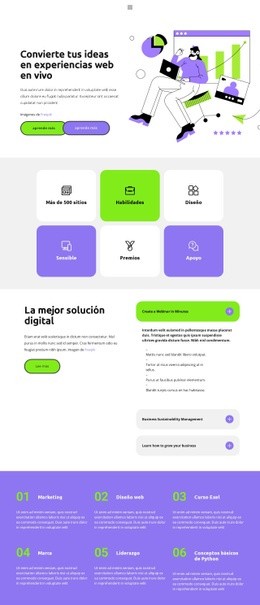 Plantilla Web Adaptable Para Get Workout