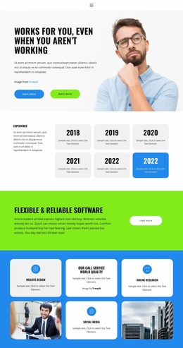 History Website Templates | Nicepage