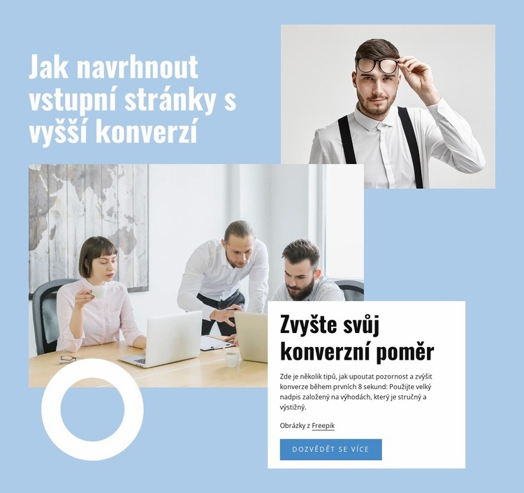 Zvyšte svou vstupní stránku Téma WordPress