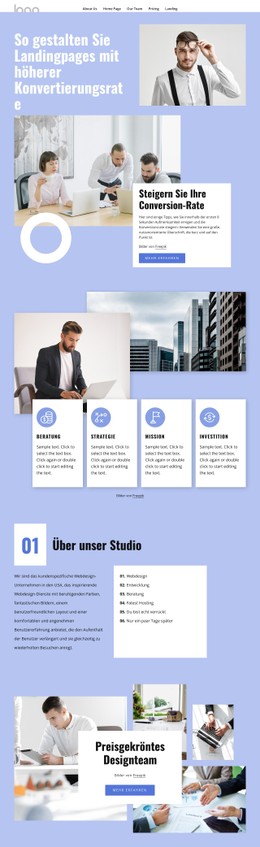 Studio Für Digitales Marketing Einfache CSS-Vorlage
