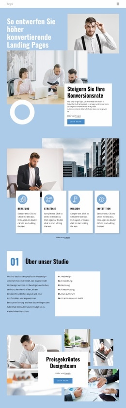 Studio Für Digitales Marketing Website-Builder