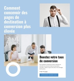 Créateur De Site Web Prêt À L'Emploi Pour Boostez Votre Page De Destination