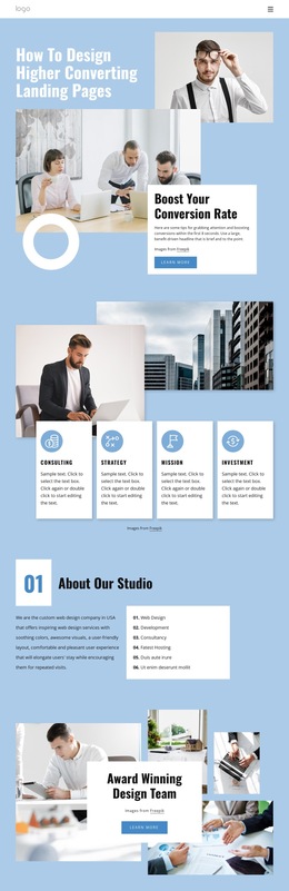 Digital Marketing Studio - Custom HTML5 Template