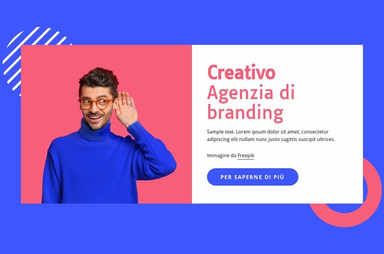 Usiamo il cervello per creare marchi Modelli di Website Builder