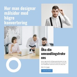 Boosta Din Målsida - Gratis Webbplatsmall