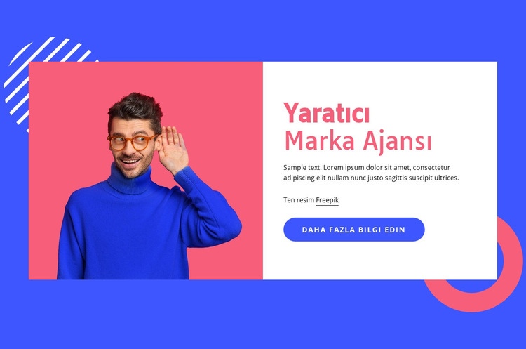 Marka yaratmak için beyin kullanıyoruz Web Sitesi Oluşturucu Şablonları