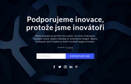 Podporujeme Inovace Šablona CSS