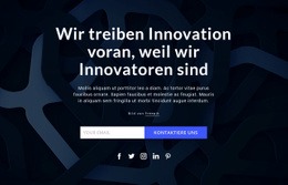 Wir Treiben Innovationen Voran - Drag & Drop-Website-Builder