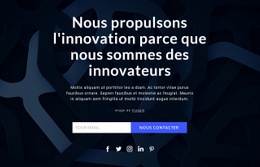 Nous Propulsons Les Innovations - Modèles De Sites Web