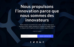 Nous Propulsons Les Innovations - Glisser-Déposer Le Modèle Joomla