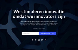 Wij Stimuleren Innovaties - Aangepast Websiteontwerp