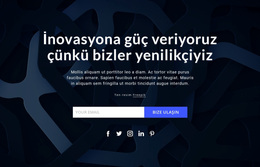 Yeniliklere Güç Veriyoruz - Modern WordPress Teması