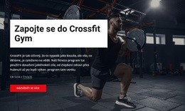 Připojte Se K Crossfit Gymu – Osobní Šablona