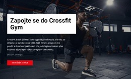 Připojte Se K Crossfit Gymu – Šablona Vstupní Stránky