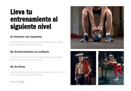 Lleva Tu Entrenamiento Al Siguiente Nivel - Creador De Sitios Web