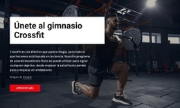 Apúntate Al Gimnasio De Crossfit - Diseño De Funcionalidad