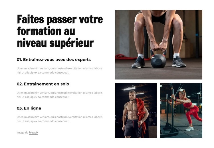 Faites passer votre formation au niveau supérieur Conception de site Web