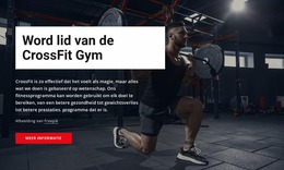 Beste Joomla-Framework Voor Doe Mee Aan Crossfit Sportschool