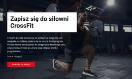 Dołącz Do Siłowni Crossfit - HTML Generator Online