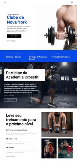 Clube De Fitness Cruzado Temas De Wordpress