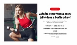 Responzivní Webová Šablona Pro Začněte Svou Fitness Cestu