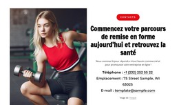 Commencez Votre Parcours De Remise En Forme - Modèle Entièrement Réactif