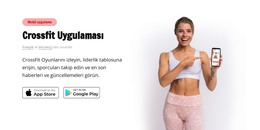 Crossfit Uygulaması - HTML Şablonunun Indirildiği Site