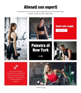 Allenati Con Esperti - Modello HTML Gratuito