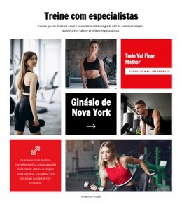 Treine Com Especialistas - Design Do Site