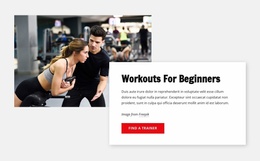 Exclusive Landing Page For Trainings For Beginners