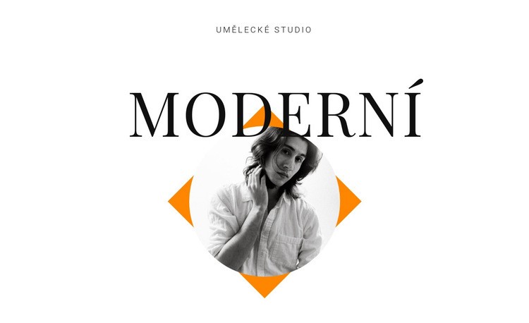 Moderní studio Šablona webové stránky