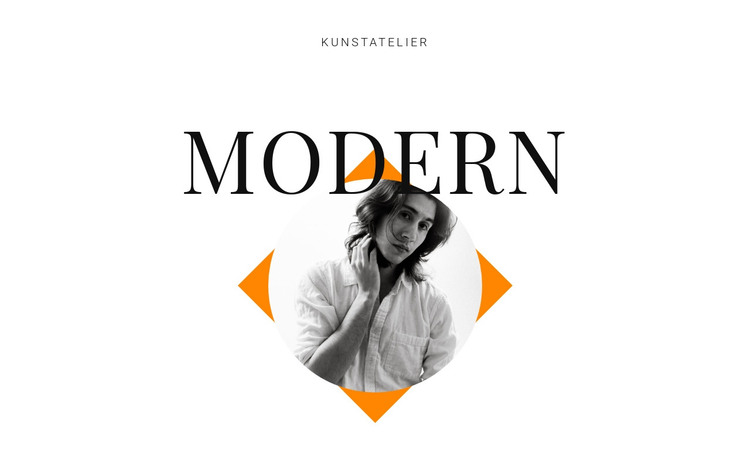 Kunstatelier modern HTML-Vorlage