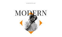 Kostenlose Online-Vorlage Für Kunstatelier Modern