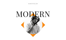 Kunstatelier Modern – Fertiges Website-Design