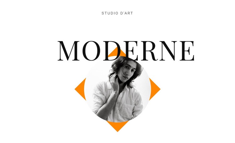 Studio d'art moderne Conception de site Web