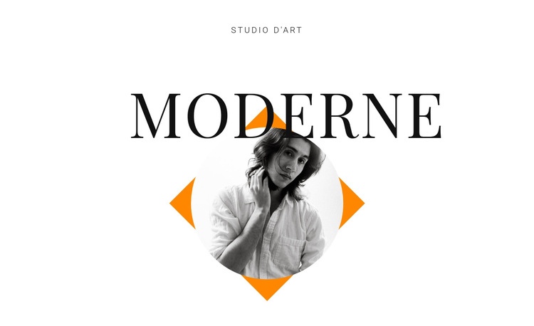 Studio d'art moderne Modèles de constructeur de sites Web
