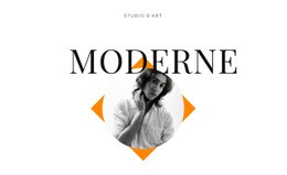 Studio D'Art Moderne Mises En Page De Portfolio