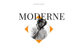 Modèle En Ligne Gratuit Pour Studio D'Art Moderne