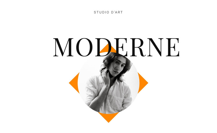 Studio d'art moderne Modèle HTML
