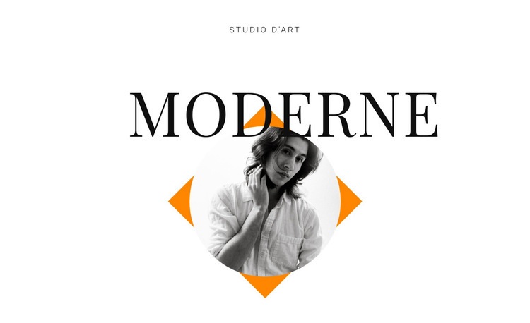 Studio d'art moderne Modèle HTML5