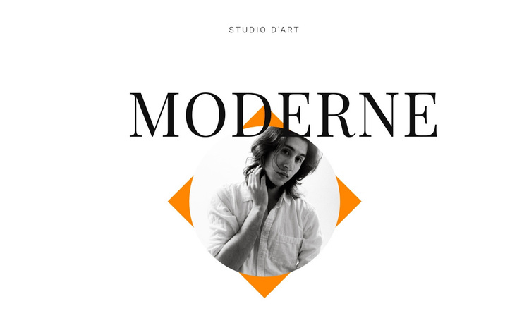 Studio d'art moderne Thème WordPress
