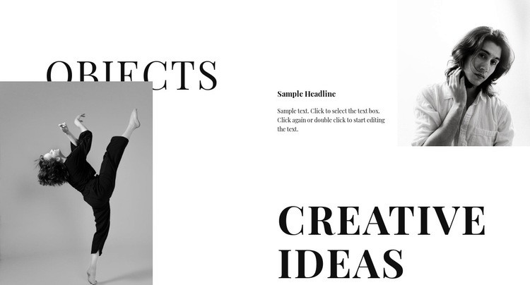 Interesting design solutions Homepage Design
