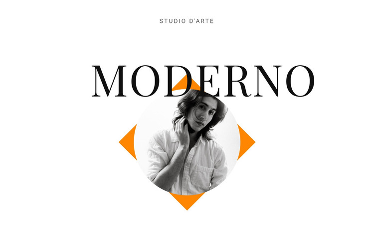 Studio d'arte moderno Modello HTML
