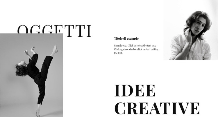 Interessanti soluzioni di design Modello HTML