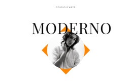 Studio D'Arte Moderno - Pagina Di Destinazione Gratuita, Modello HTML5