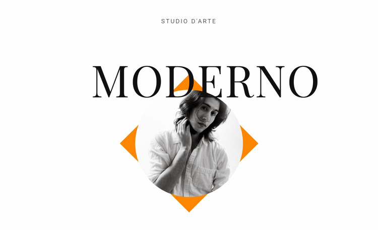 Studio d'arte moderno Modello Joomla