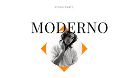 Studio D'Arte Moderno - Modello Di Sito Web Semplice